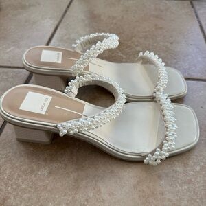 Dolce Vita River Pearl Block Heel Sandals